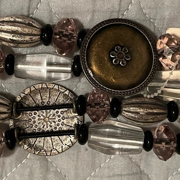 VINTAGE~RADIANT BEAD BELT~LG/XL~NWT - Picture 4 of 5